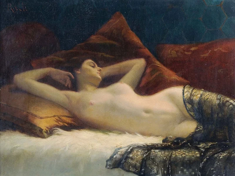 1852-Théodore Jacques Rallis - Fluttuando su una nuvola